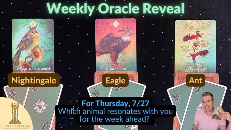 Weekly oracle reveal | reading for july 27 to aug 2