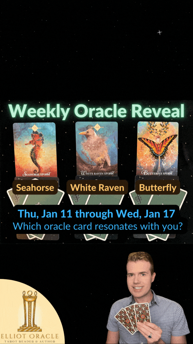 Thu1 11seahorse2cwhiteraven2cbutterflyweeklyoraclerevealforig
