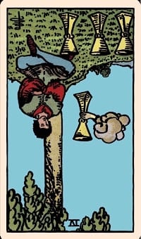 Four of cups (reversed) | tarot card