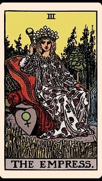 The empress (upright) | tarot card