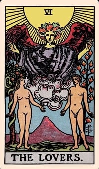 The lovers (upright) | tarot card