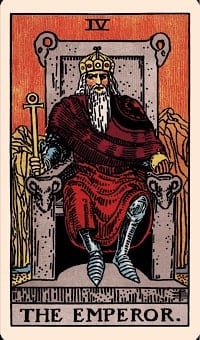 The emperor (upright) | tarot card