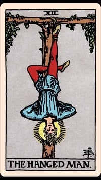 The hanged man (upright) | tarot card