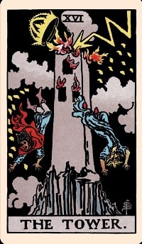 The tower (upright) | tarot card